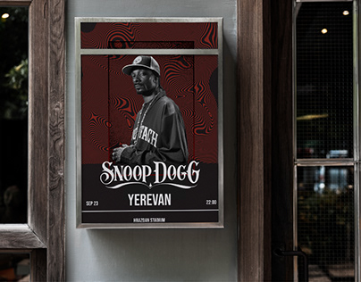Snoop Dogg concert poster