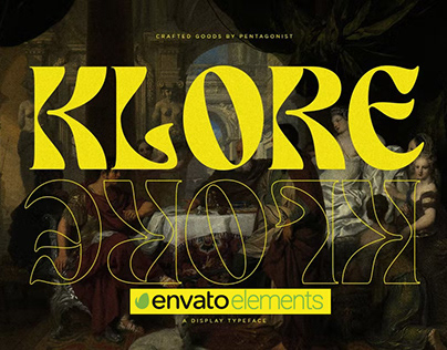 Klore | Vintage Display Font