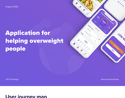 Application for helping overweight people