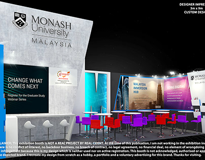 Monash University 3x9 Exhibition Booth