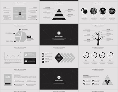 27+ Gray multipurpose PowerPoint templates