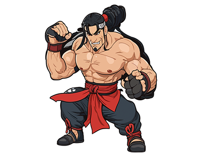 Asian Fighter Character