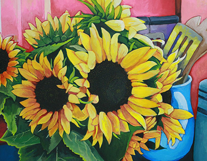 Kitchen Sunflowers