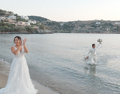 Panos & Cynthia catholic Wedding in Syros