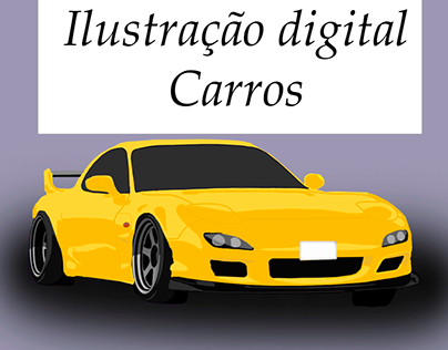 Ilustração digital - carros