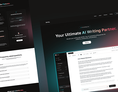 AI-Powered Writing Assistant | Landing Page