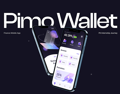 Pimo E-Wallet Mobile App Design