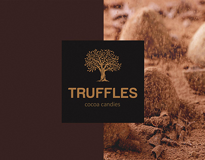 Packaging design chocolates "Truffles"