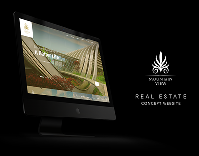 Mountain View Concept Website UI /UX - Real Estate