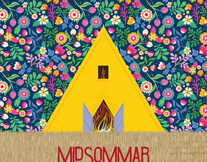 "Midsommar" movie minimal poster artwork