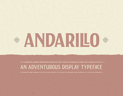 Andarillo - Display Typeface
