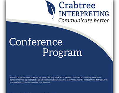 Flyer for Conference Program