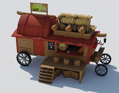 Medieval Fantasy Wagon