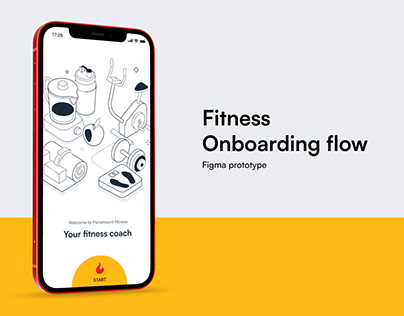 Fitness App - Onboarding flow