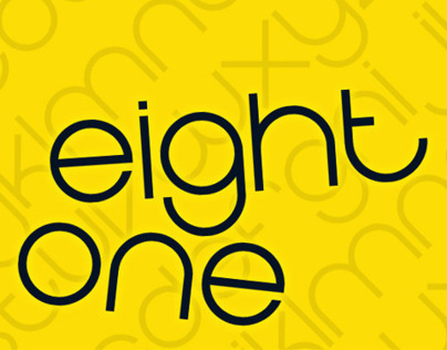 Eight One Typeface