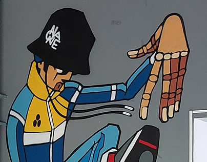 BBoy Attack 23. Mural Spray CJ Parla.
