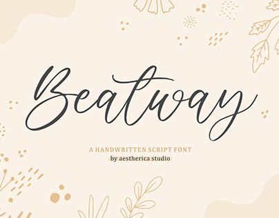 BEATWAY - FREE HANDWRITTEN SCRIPT FONT