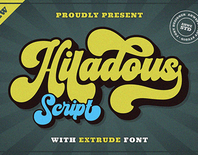 Hiladous - Retro with Extrude Style