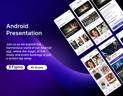 Android Presentation (Music Show Booking App)