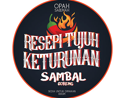 Opah Salemah Sticker Design