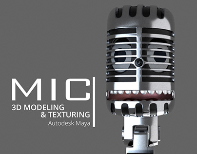 3D Mic - Modeling & texturing
