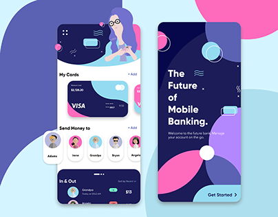 Mobile App - Mobile Banking Concept
