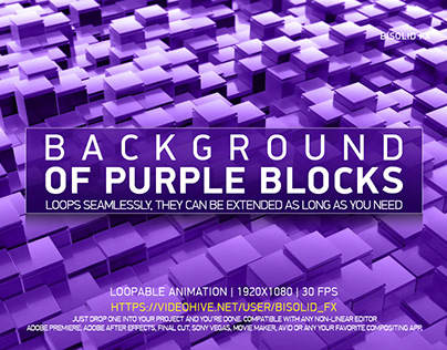 Background of Purple Blocks