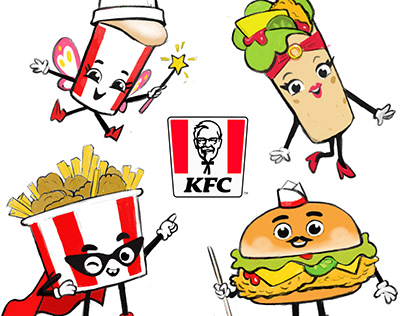 Characters Concepts for KFC