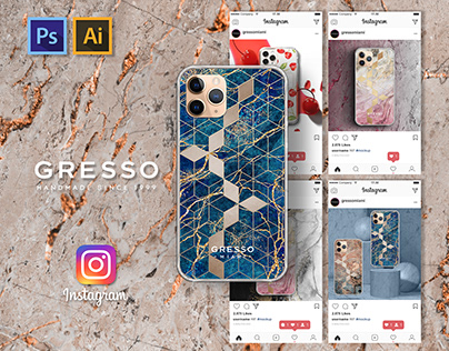 IPhone case design and instagram design