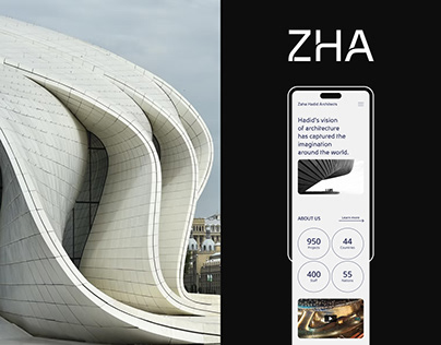 Zaha Hadid Architects | Corporate website redesign