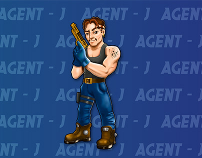 Agent-j Character Illustration