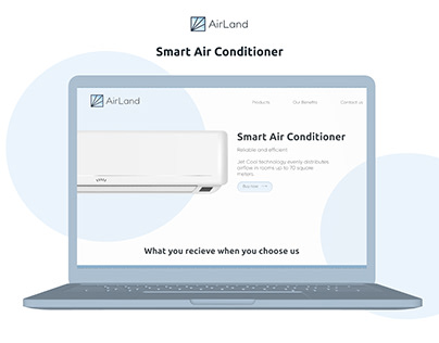 Air Conditioner Company. Landing page