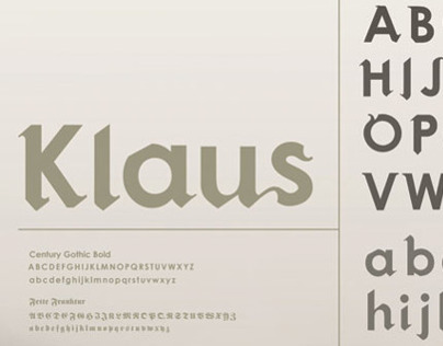 Klaus |  a hybrid typeface.