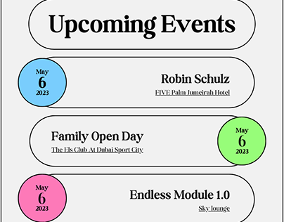 UAE Events Calendar