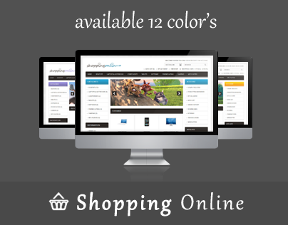 Shopping Online Opencart 1.5 Theme in 12 Colors