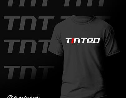 TINTED eSports team t-shirt advertisement