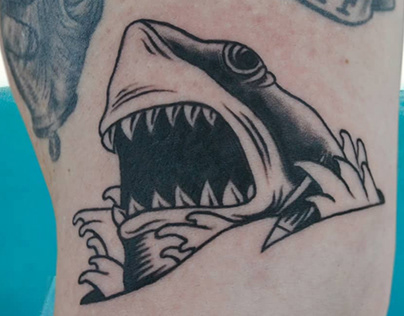 Tiburón tattoo 🦈 🌊