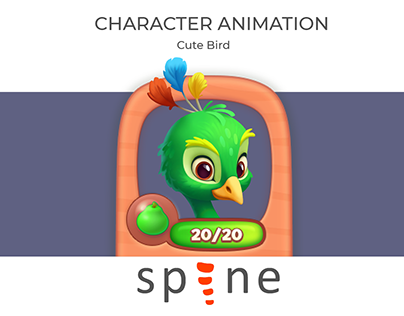 Cute Bird - Character animation in SPINE