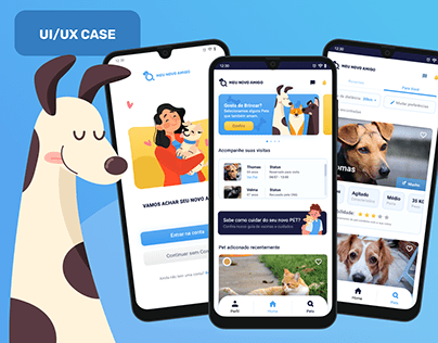 Project thumbnail - UI/UX case - Adotando um PET