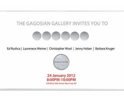Gagosian Gallery Invitation