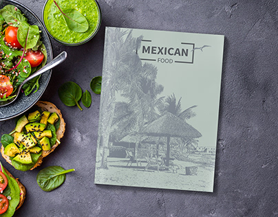 Mexican menu design