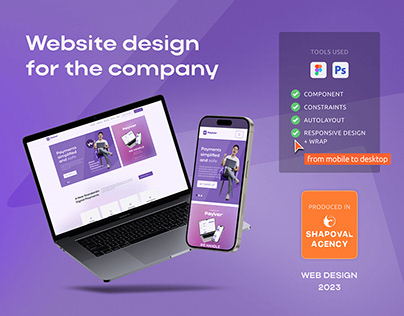 Website design for the company | Payver
