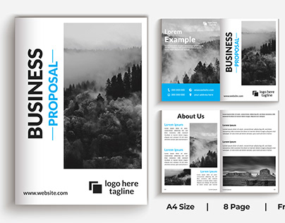 08 Page Business Proposal Design