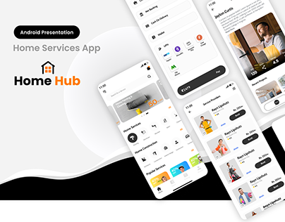 Home Services App-Android Design