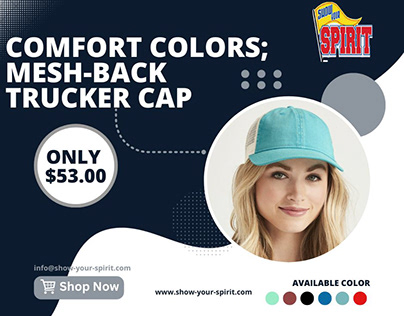 Custom Comfort Colors Mesh-Back Trucker Cap