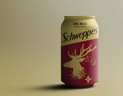 Schweppes can drink Packaging Design