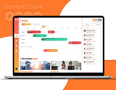 2EVENT Interface for online events and networking