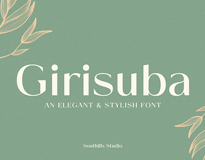 Girisuba - Stylish Sans