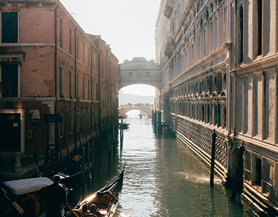 Gondolieri in Venice, Italy