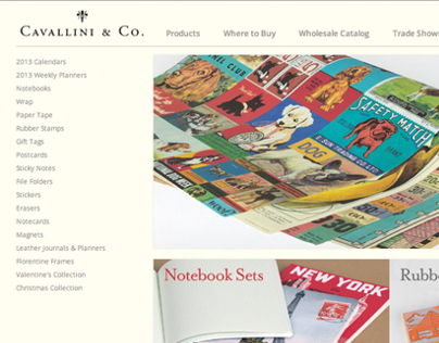 Cavallini & Co. Website